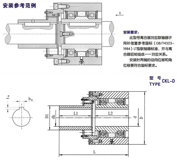 CKL-D滾柱單向好色先生污视频下载結構圖